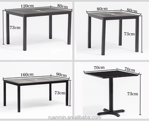 Juego <span class=keywords><strong>de</strong></span> Mesa y Sillas <span class=keywords><strong>de</strong></span> Comedor <span class=keywords><strong>de</strong></span> <span class=keywords><strong>Diseño</strong></span> Moderno para Exteriores, <span class=keywords><strong>Muebles</strong></span> <span class=keywords><strong>de</strong></span> Jardín <span class=keywords><strong>de</strong></span> Aluminio <span class=keywords><strong>de</strong></span> Alta Calidad Directamente <span class=keywords><strong>de</strong></span> Fábrica para Restaurantes - Product Image 5