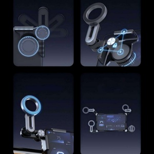 Soporte magnético para vehículo con diseño triangular de alta calidad, soporte para teléfono con imán fuerte para navegación en el coche, soporte estable y práctico. - Product Image 5