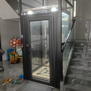 Lift Rumah Hidrolik Bersertifikat CE, Aman, Kapasitas 250kg, Lift Villa Berkualitas Tinggi untuk Ruang Tamu Pribadi - Product Image 1