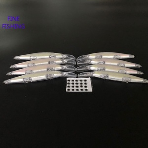 Leurre de pêche non peint, Crankbait vierge, leurre méné artificiel, corps d'appât 5 pouces 2/5 OZ 8286 # CN;JIA Fine 6MM 10 - Product Image 3