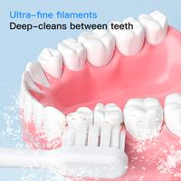 Pack de têtes de brosse à dents soniques de remplacement pour brosse à dents électrique pour adultes, soins dentaires professionnels