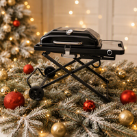Barbecue portable en acier de style coréen moderne avec sécurité anti-flamme pour le camping et les barbecues en plein air
