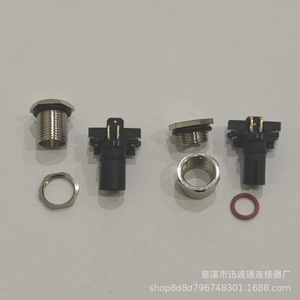 ขั้วต่อวงกลม Xunlian M12 แบบ 4 พิน ปลั๊กตัวผู้ ติดตั้งบนแผงด้านหน้า ปลั๊กเซ็นเซอร์กันน้ำ ชุบนิกเกิลเคลือบทองแดง - Product Image 3