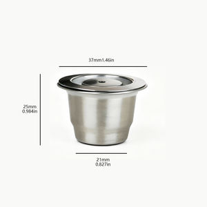 Capsule di Caffè Riutilizzabili in Acciaio Inox Fai-da-Te Compatibili con Macchine <span class=keywords><strong>Nespresso</strong></span> - Product Image 3