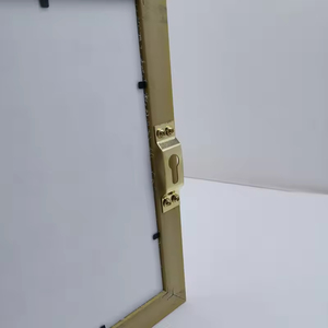 19*65.5มม. กุญแจซ่อนเหล็กโลหะสี่เหลี่ยมสีทองอุปกรณ์เสริมกรอบรูปตะขอแขวนผนัง - Product Image 2