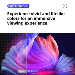 1080P Projektor Android 13 <span class=keywords><strong>Mini</strong></span> Tragbarer Projektor LCD Heimkino-Projektor Drehbarer Tragbarer T3 Projektor - Product Image 5