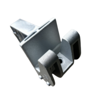 Pince à verre en aluminium haute résistance pour balustrade d'escalator, clip de fixation automatique pour verre de passerelle, accessoires mécaniques d'escalator