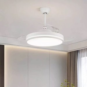 Ventilateur de plafond Dongbao avec éclairage, sans pales, commande vocale intelligente, pour salon et chambre, design intégré - Product Image 1