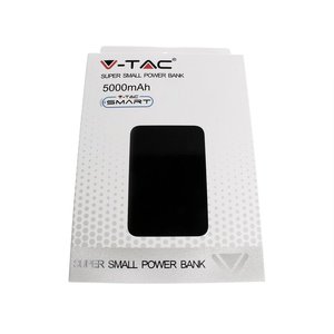 * Presa * batteria al litio esterna portatile portatile 5000mAh colore nero con 2 USB 5V 2.1A SKU-8193 elettronica/ - Product Image 1
