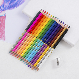 Macaron Bán Buôn 30Pcs Đúp Tip Chất Lượng Tốt Bằng Gỗ Màu Bút Chì Thiết Lập 2 Trong 1 Màu Bút Chì Với Mài Nghệ Thuật Công Cụ - Product Image 1