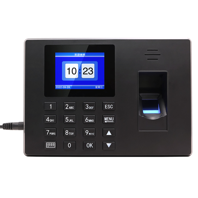 Biometric Time & Attendance System With Software Free Colour Display Fingerprint Identification Time & Attendance Machine