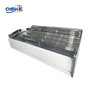 Tủ trưng bày thịt tươi thương mại, điều khiển nhiệt độ, siêu thị yên tĩnh, tủ đông thực phẩm tươi sống - Product Image 2