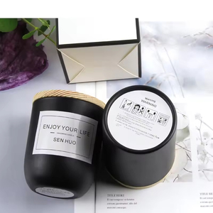 Vela Aromática de Cera de Soya en Frasco de Vidrio, Regalo de Cumpleaños, Recuerdo, Sin Humo, con Tapa, Hecha a Mano, Multi-Aroma, Ambiente Romántico - Product Image 3
