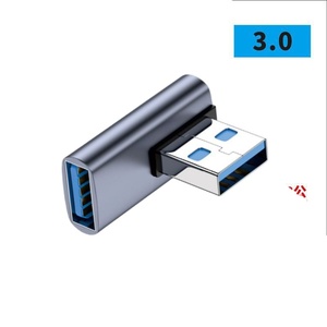 Bộ chuyển đổi USB Type-C Nam-Nữ sang Nam-Nữ <span class=keywords><strong>90</strong></span> độ góc phải hình chữ U hình chữ U khuỷu tay máy tính 4 sét - Product Image 3