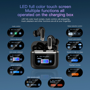 2025 más nuevo para usuarios de JBL V8 TWS auriculares pantalla táctil LCD Cancelación de ruido auriculares inalámbricos pantalla <span class=keywords><strong>Digital</strong></span> indicador de batería - Product Image 2