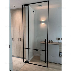 Intérieur verre aluminium profil encadré bureau pivotant <span class=keywords><strong>porte</strong></span>-<span class=keywords><strong>rideau</strong></span> cloison cloison panneau de séparation de pièce - Product Image 6