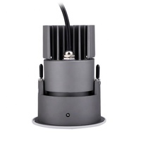 En aluminium Haute Pureté 12w Lumière Du Jour LED Downlight Réglable De Plafond D'ÉPI A MENÉ Le Projecteur