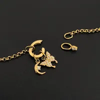 Chaînes minimalistes en acier inoxydable EMANCO pour femmes, breloques numérotées en cristal, chaîne à maillons, bijoux de mode, dropshipping, vente en gros