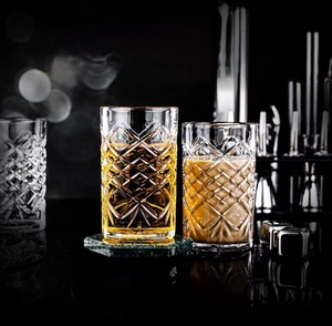 <span class=keywords><strong>Vaso</strong></span> de vidrio cilíndrico en relieve de 290ml para bebidas, <span class=keywords><strong>vaso</strong></span> recto para beber de 10 onzas, cristalería de agua, Vasos de vidrio <span class=keywords><strong>Highball</strong></span> - Product Image 6