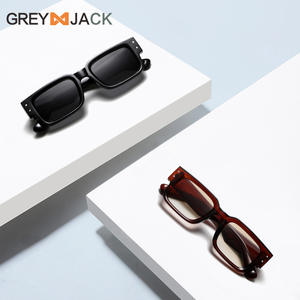 Lunettes de soleil rétro carrées pour hommes, monture TR90, noires, polarisées UV400, verres TAC Type 3, style mode Hong Kong - Product Image 2