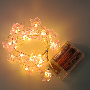 Illuminazione natalizia colore rosa fiore di ciliegio decorativo albero di natale decorazione del giardino <span class=keywords><strong>lampada</strong></span> camera da letto della ragazza soggiorno Display - Product Image 1