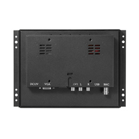 Moniteur à écran tactile LCD intégré de qualité industrielle à cadre ouvert de 8 pouces 1024x768 IPS Panneau capacitif Interface HD