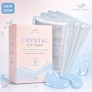 Mascarilla de Hidrogel Vegana Orgánica para <span class=keywords><strong>Ojos</strong></span>, Colágeno Natural, Calmante para <span class=keywords><strong>Ojos</strong></span> Sensibles, Hidratante, Reparadora, Tratamiento de Belleza - Product Image 1