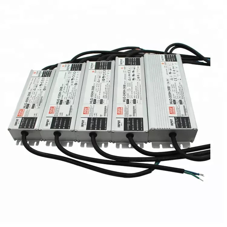 Orijinal ortalama kuyu 18W 600W 12v 24V su geçirmez IP65 IP67 AC DC sabit akım karartma anahtarlama güç kaynağı ledi sürücüleri