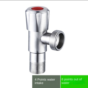 Válvula Angular de Acero Inoxidable Wolf's <span class=keywords><strong>Kiss</strong></span> JF2002 - Gran Flujo, Tres Vías, Cuatro/Seis Puntos, Uso Moderno en Baños, 1 Año de Garantía en Línea - Product Image 2