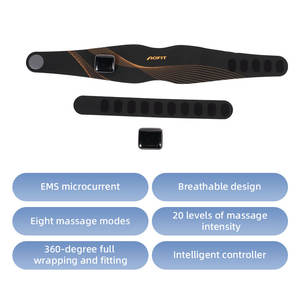 Supporto per la vita Smart EMS con terapia vibrante riscaldante per alleviare il dolore alla schiena lombare-cintura elettrica da massaggio in vita - Product Image 4