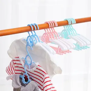 Có Thể Điều Chỉnh Trẻ Em Quần Áo Móc Áo Cho Bé Toddler Kid Nursery Closet Hangers Non-slip Mở Rộng Giặt Trẻ Sơ Sinh Móc Áo