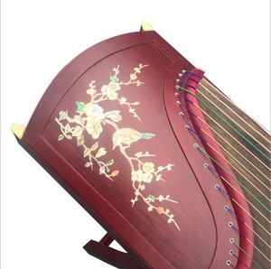 Caja tradicional grabada <span class=keywords><strong>de</strong></span> Guzheng, <span class=keywords><strong>instrumentos</strong></span> <span class=keywords><strong>musicales</strong></span> chinos <span class=keywords><strong>antiguos</strong></span>, <span class=keywords><strong>de</strong></span> 21 cuerdas - Product Image 1