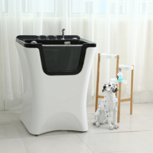 Venta de fábrica Petstory <span class=keywords><strong>Princess</strong></span> No.2 Acrílico moderno Ecológico Masaje de aire Independiente <span class=keywords><strong>Bañera</strong></span> para mascotas Spa de ozono en forma de rectángulo - Product Image 1