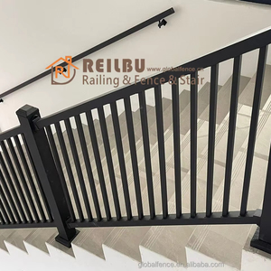 Reilbu J Valla <span class=keywords><strong>de</strong></span> <span class=keywords><strong>aluminio</strong></span> fuerte para <span class=keywords><strong>escaleras</strong></span> <span class=keywords><strong>de</strong></span> cubierta y terraza Balaustradas y pasamanos Escalera Balcón Barandilla <span class=keywords><strong>de</strong></span> cubierta - Product Image 2