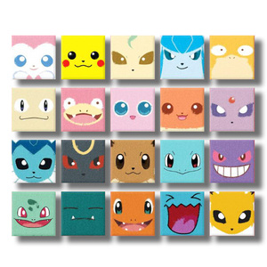 Hot Bán Thương Hiệu Mới Pokemon Phim Hoạt Hình Cartas Bó Đồ Chơi Acrylic Từ Trường Hợp Nghệ Thuật Sơn Dầu Tủ Lạnh Nam Châm Mù Hộp Hội Đồng Quản Trị Trò Chơi - Product Image 5