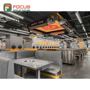 Modern Coffee Merchandise Display Rack Solid Wood Frame Retail Product Zone Coffee Shop Display Rack - Product Image 4