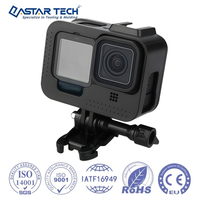 Custom High Precision Injection Molded Action Camera Plastic Housing & Protective Case Components