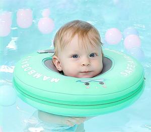 <span class=keywords><strong>Collar</strong></span>ín de Natación Inflable Grueso - Flotador de Seguridad Ajustable para Recién Nacidos, Bebés y Niños - Product Image 3