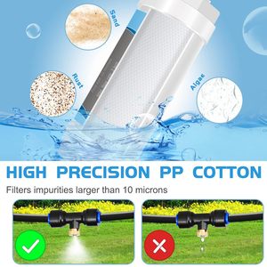 Micro Spray Nozzle Kit 1/2 In PP Material Water Efficient Cooling For Garden Patio Balcony Plant Watering - Product Image 1