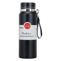 Nouvelle tasse thermique en acier inoxydable 316 de 800 ml/1000 ml, grande capacité, tasse de voyage sous vide, isolation thermique de 6 à 12 heures, infuseur à thé