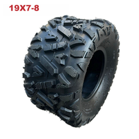 Pneu tout-terrain radial sans chambre à air YUEBO 19x7-8 pour quad et voiture, garantie 1 an, fabriqué dans le Zhejiang