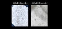 Sulfate de sodium N-dodecyl (SLS) le plus vendu, tensioactif anionique CAS 151-21-3, poudre blanche, matière première détergente et cosmétique 95%