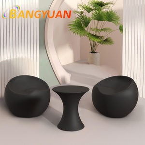 Macaron Color Casual <span class=keywords><strong>Bar</strong></span> Mesa Silla Set Varios colores Plástico impermeable para sala de estar Internet Celebrity Mesa de centro - Product Image 2