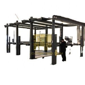 Élévateur de stationnement hydraulique 3 niveaux 4 colonnes pour garage automobile, équipement d'atelier - Product Image 3