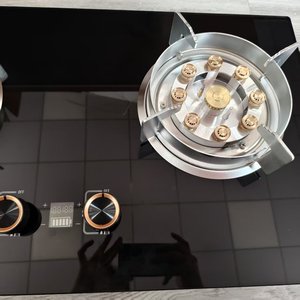 Kabor Dual Burner Gas <b>Stove</b> Stainless Steel Natural Gas Cooktop With Timer Control - Product Image 3