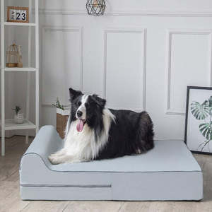 Lit orthopédique pour chien en mousse à mémoire de forme épaisse avec housse imperméable amovible, taille XL pour les grandes races et les animaux de compagnie, vente chaude personnalisée - Product Image 2