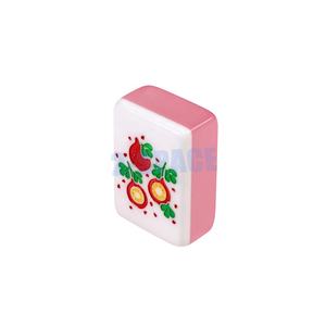 Jeu de Mahjong Western multicouche personnalisé avec <span class=keywords><strong>Joker</strong></span> Rose Orange Violet Vert Amérique Mahjong - Product Image 1