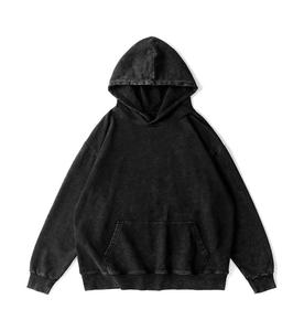 Fabricant de sweat-shirts à capuche surdimensionnés en coton délavé à l'acide personnalisés 2024, sweat-shirts à capuche de haute qualité, sweat-shirts vintage lavés, sweat-shirts pour hommes - Product Image 5