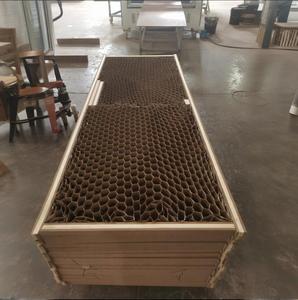 Porte en bois de style moderne, design <span class=keywords><strong>Berkeley</strong></span> blanc, avec âme en nid d'abeille et kit de serrure - Product Image 3