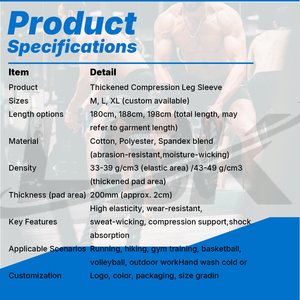 Attelle de soutien légère <span class=keywords><strong>pour</strong></span> la cuisse, protection des ischio-jambiers et des quadriceps, <span class=keywords><strong>manchon</strong></span> de compression sans couture <span class=keywords><strong>pour</strong></span> l'entraînement sportif - Product Image 6